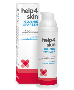 Help 4 skin - Żel hydrokoloidowy przyspieszający gojenie GOJENIE OPARZEŃ